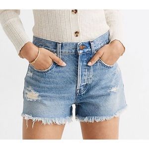 Madewell Relaxed Denim Shorts in Foxglen Wash Women's 24